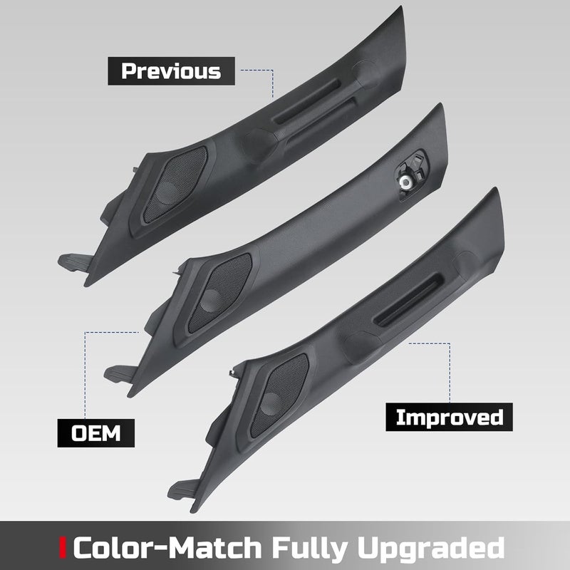 bgucar Driver Side A-Pillar Grab Handle for Toyota Tacoma Gen 4th (2024-2026), OEM-Style Texture, Matches Passenger Side, Sturdy & No Creaking Noise, Easy Installation - Image 2